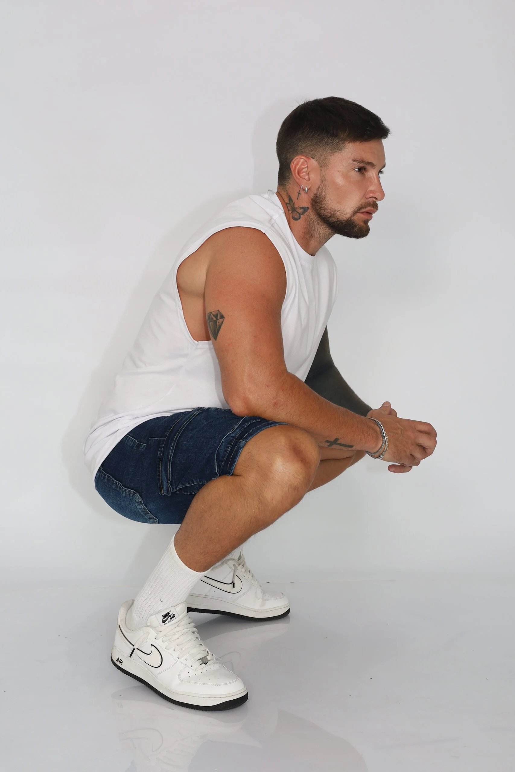 Short Cargo Hombre Blue Intermedio - Vista 2