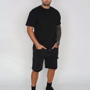 Short Men Cargo Black