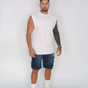 Short Men Cargo Blue Intermedio