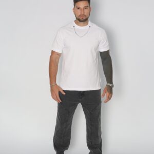 Jeans Men Oversize Black Desgastado