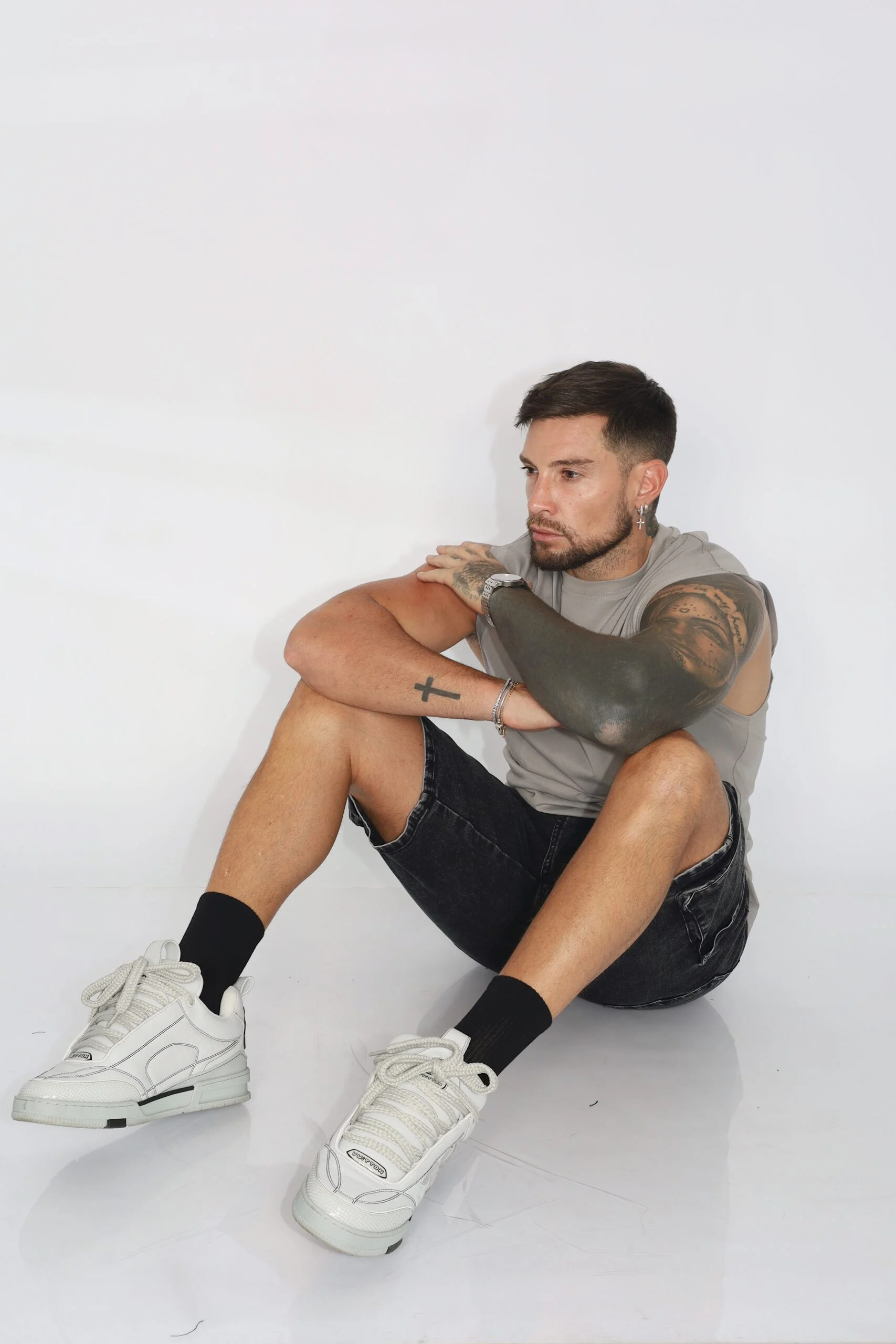 Short Cargo Gravillado Hombre - Vista 5