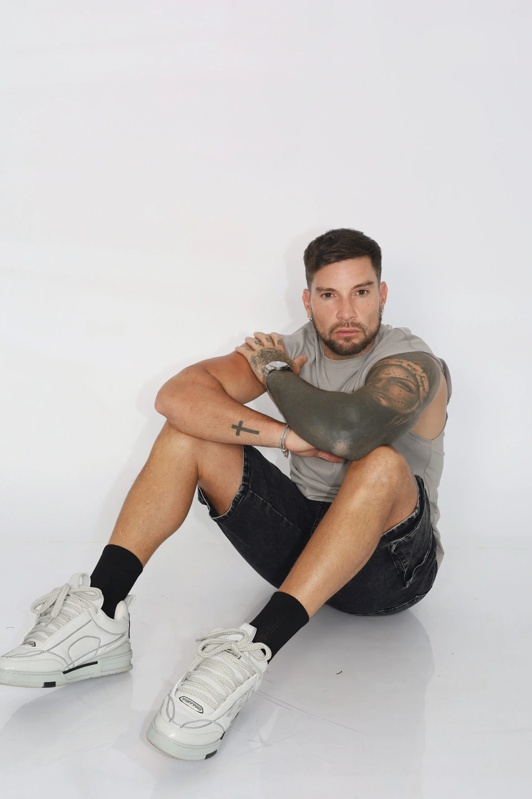 Short Cargo Gravillado Hombre - Vista 4