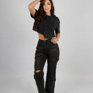 Jeans W Cargo Paris Dark desgastado