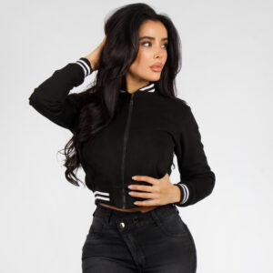 Jacket Woman Gamusa White and Black