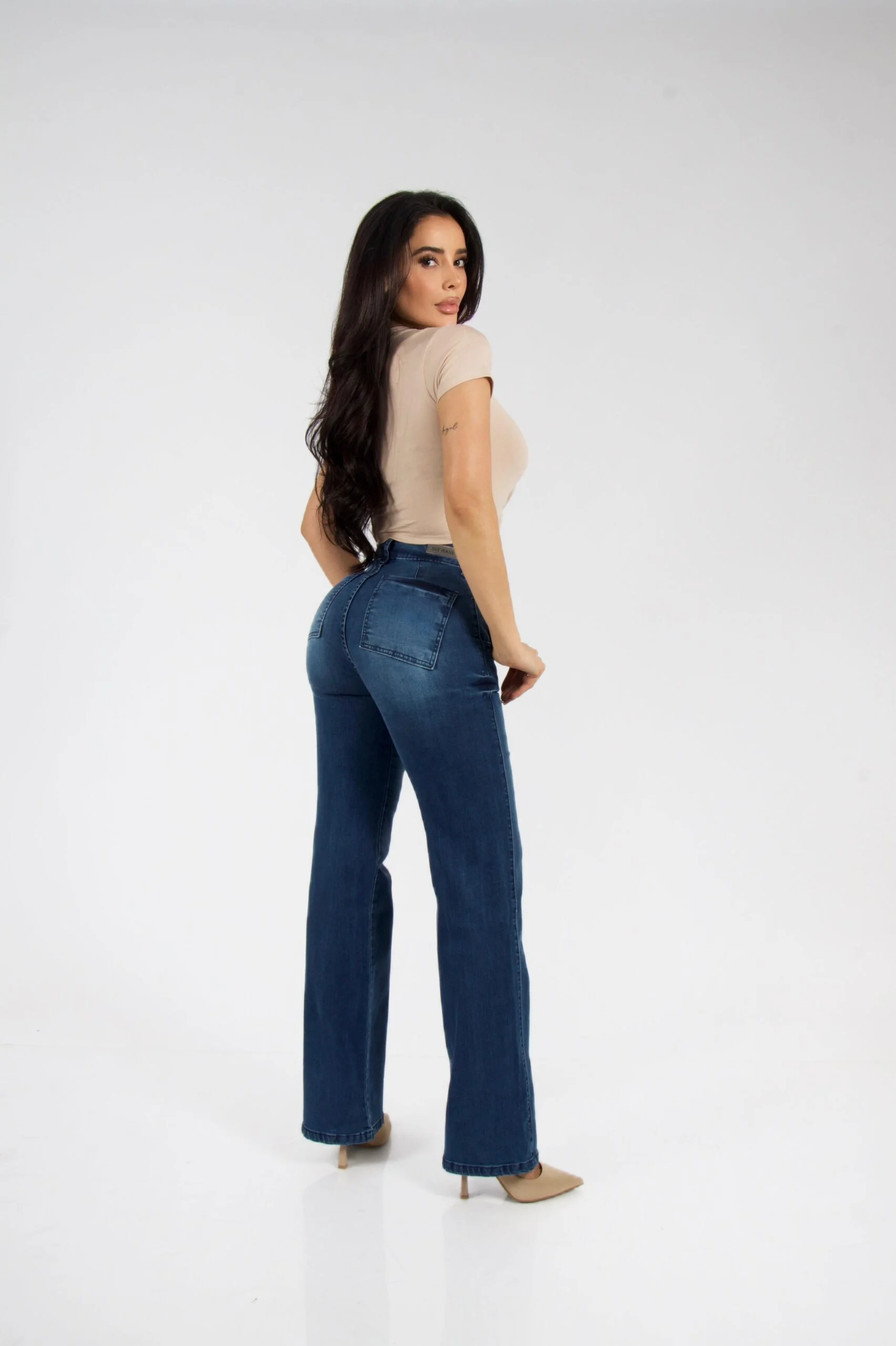 Jeans Wide Leg Blue intermedio - Vista 3