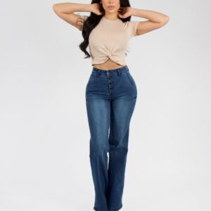 Jeans Wide Leg Blue intermedio