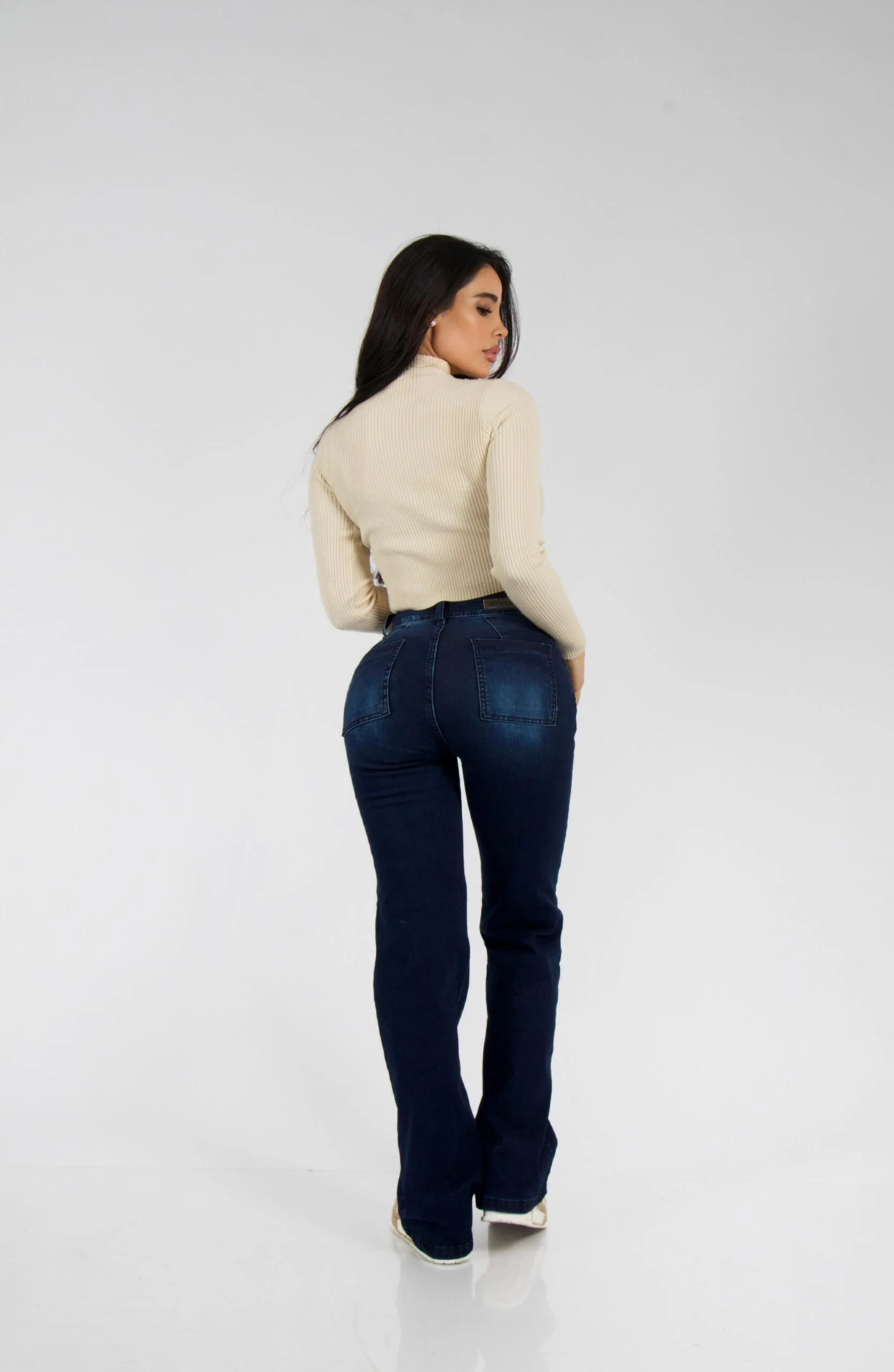Jeans Wide Leg Blue intense - Vista 4