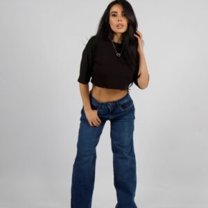 Jeans Wide Leg Blue Intermedio