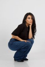 Jeans W Wide Leg Blue Intermedio - Imagen 4