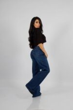 Jeans W Wide Leg Blue Intermedio - Imagen 2