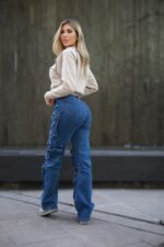 Cargo Multipocket Luxury Blue intermedio - Imagen 4