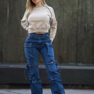 Cargo Multipocket Luxury Blue intermedio