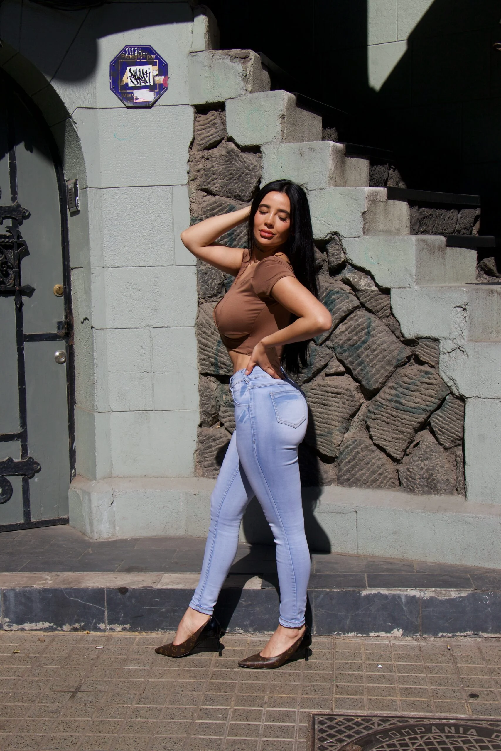 Jeans Two Button Curazao Mujer - Vista 2