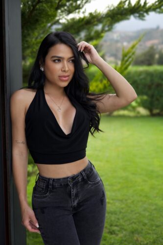 Jeans W Classic destroyed Black Nevado - Imagen 6