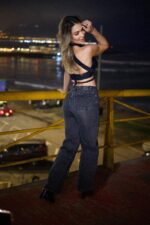 Wide Leg Verona Black desgastado - Imagen 4