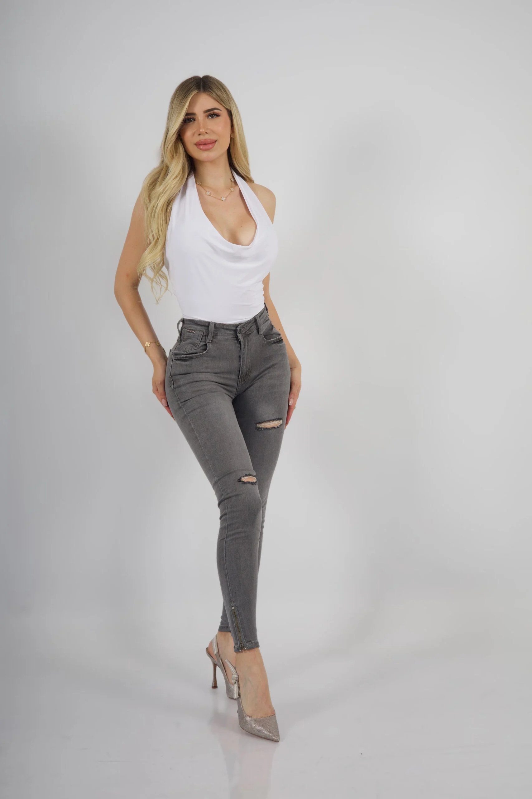 Jeans Zipper Mujer