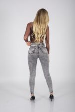 Jeans W Classic destroyed Grigio - Imagen 3