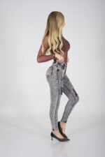 Jeans W Classic destroyed Grigio - Imagen 6