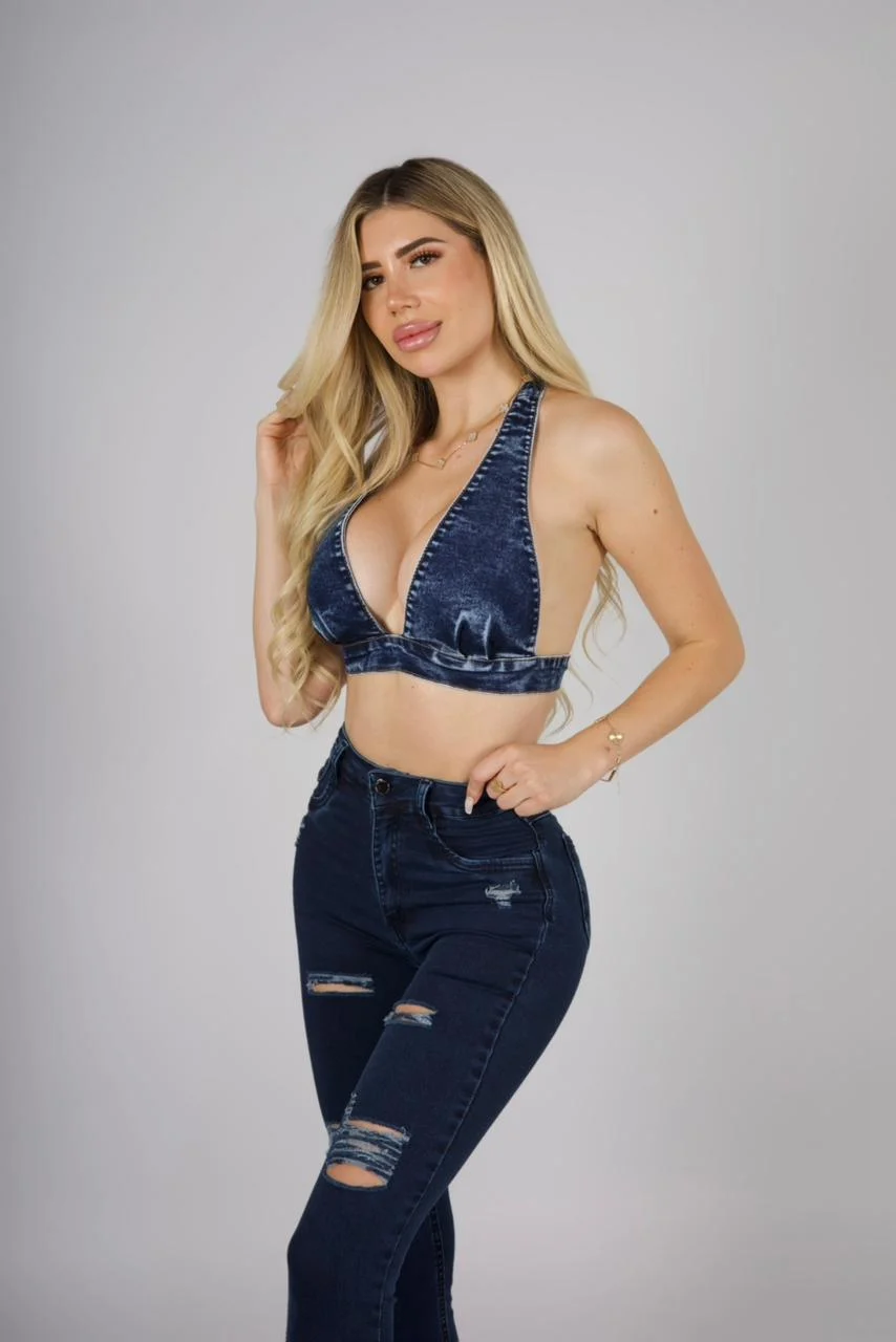 Jeans Classic Destroyed Honduras Mujer - Vista 4