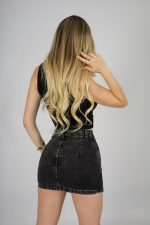 Falda Rockstar Black Desgastada - Imagen 5