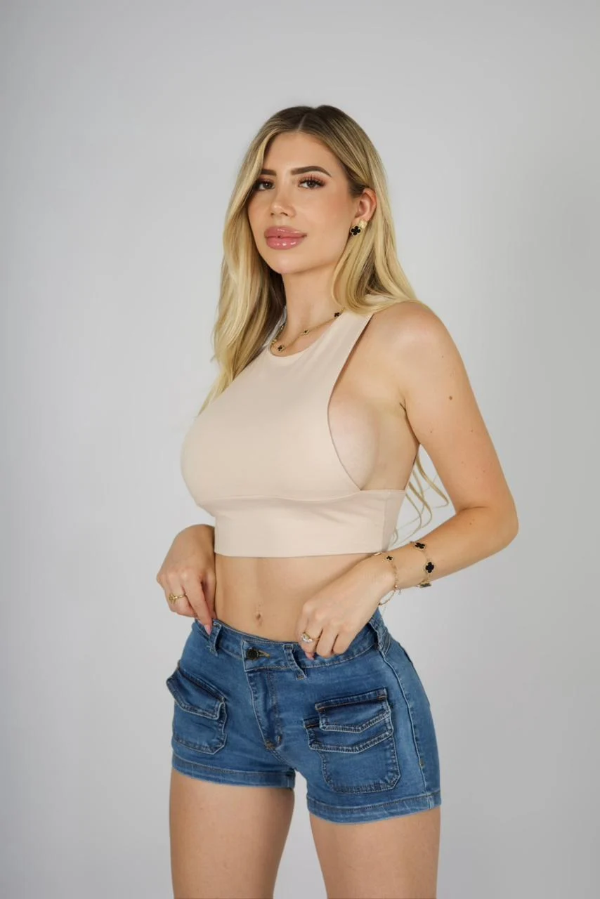 Short W Cargo Blue Intermedio - Vista 4
