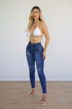 Jeans W Classic destroyed egipto - Imagen 2