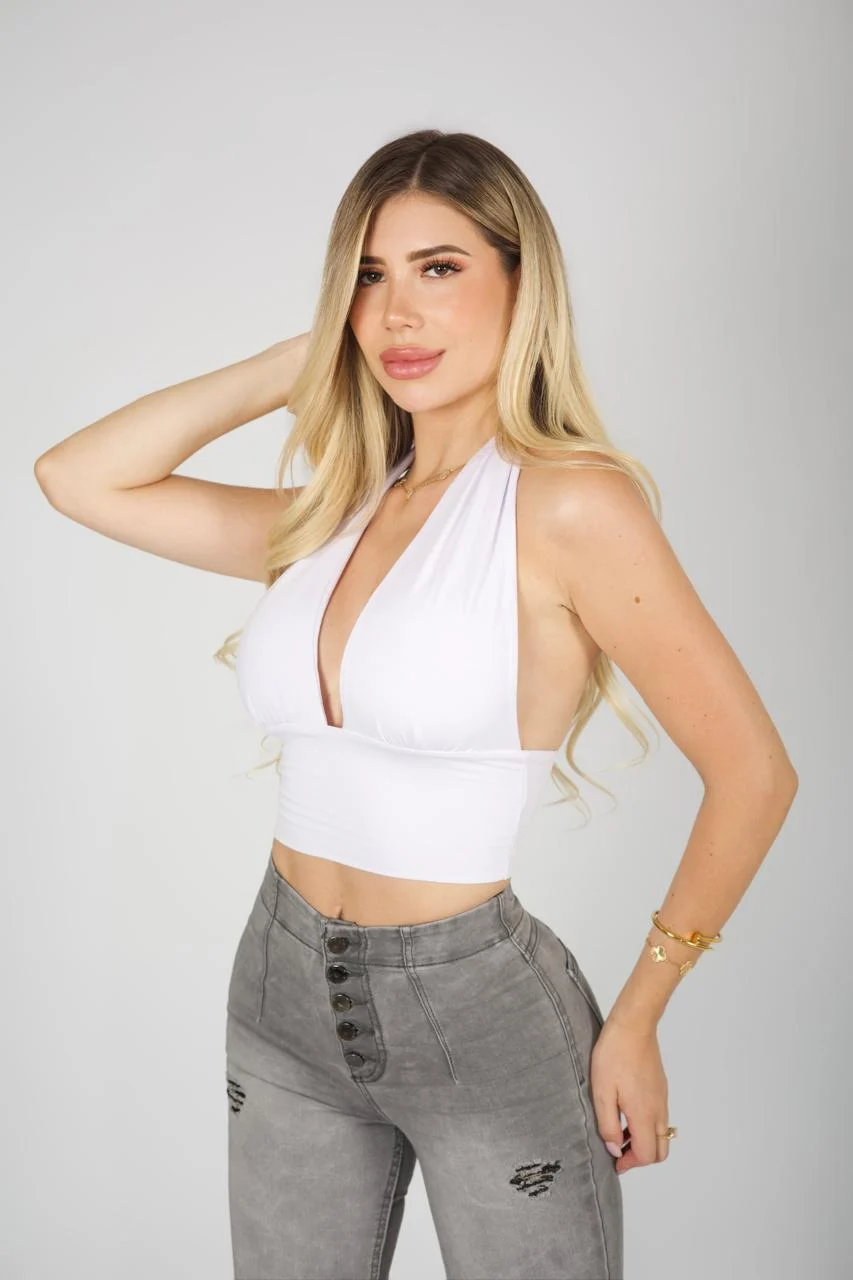 Jeans Lipo Shapper 5/B Mujer Gris Destroyed - Vista 6
