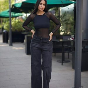 Jeans Baggy ajustable Dark