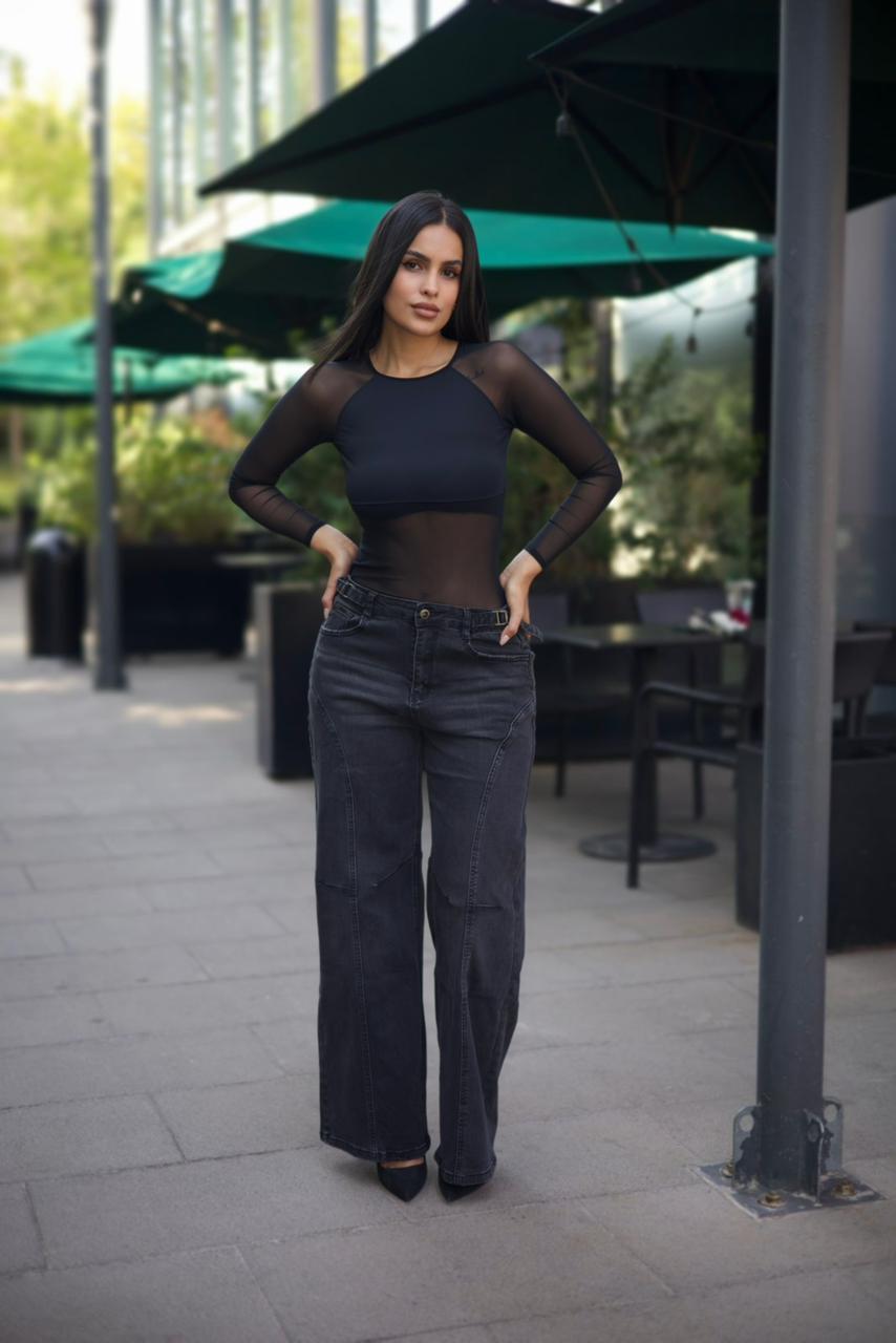 WhatsApp Image 2026-04-16 at 10.33.50 AM Jeans Baggy ajustable Dark - Imagen 1