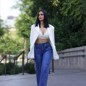 Jeans Wide Leg Fit BLUE