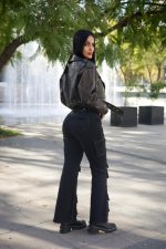 Jeans Cargo Multipocket Santorini Black - Imagen 2