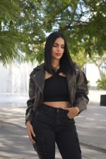 Jeans Cargo Multipocket Santorini Black - Imagen 4