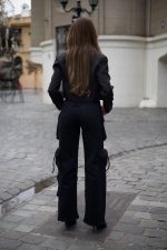 Jeans Cargo Multipocket Luxury Black - Imagen 3