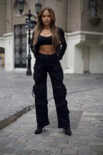 Jeans Cargo Multipocket Luxury Black - Imagen 4