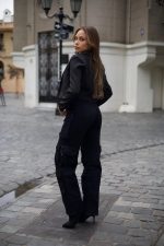 Jeans Cargo Multipocket Luxury Black - Imagen 2