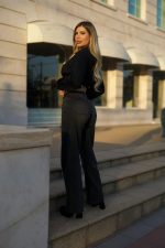 Jeans Woman Wide Leg ajustable Dark - Imagen 2
