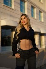 Jeans Woman Wide Leg ajustable Dark - Imagen 4