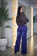 Jeans Palazzo Street Aesthetic Blue efecto sombra - Imagen 6