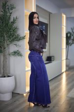 Jeans Palazzo Street Aesthetic Blue efecto sombra - Imagen 5