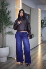 Jeans Palazzo Street Aesthetic Blue efecto sombra - Imagen 4