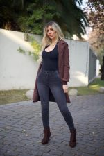 Jeans Lipo Pitillo Dark desgastado