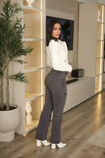Jeans W Cargo Paris Grigio - Imagen 2