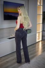 Jeans Wide Leg Fit Dark - Imagen 3