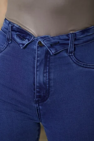 Jeans Pretina Doblada blue intermedio - Vista 4